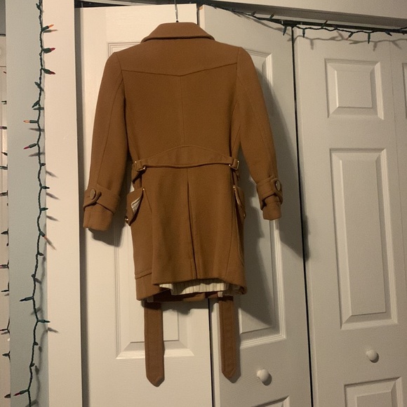 ASO Serena van der Woodsen Gossip Girl Tan Marc Jacobs Wool Trench Coat - Picture 4 of 8